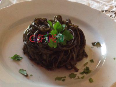 Linguine al nero di seppia